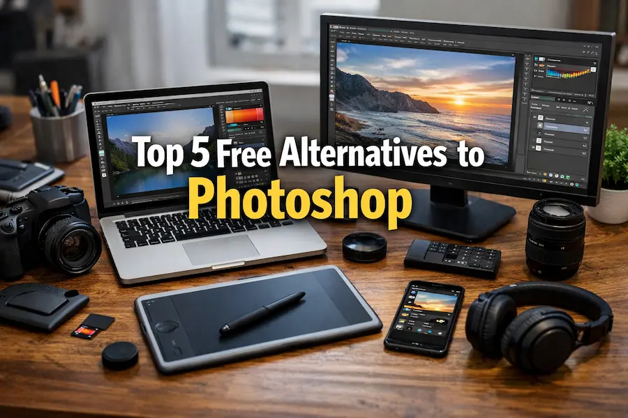 Top 5 Free Alternatives to Photoshop