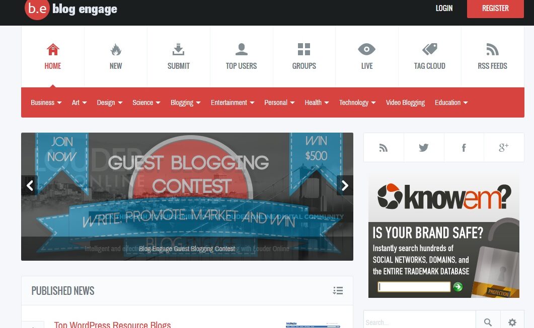 BlogEngage: The Online Community for Bloggers