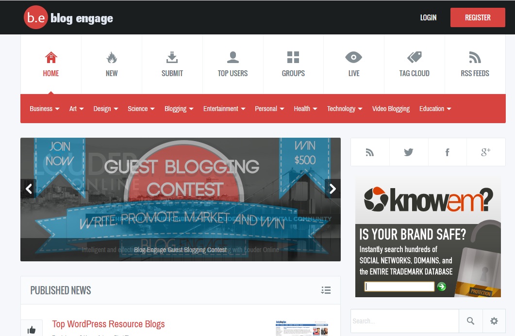BlogEngage: The Online Community for Bloggers