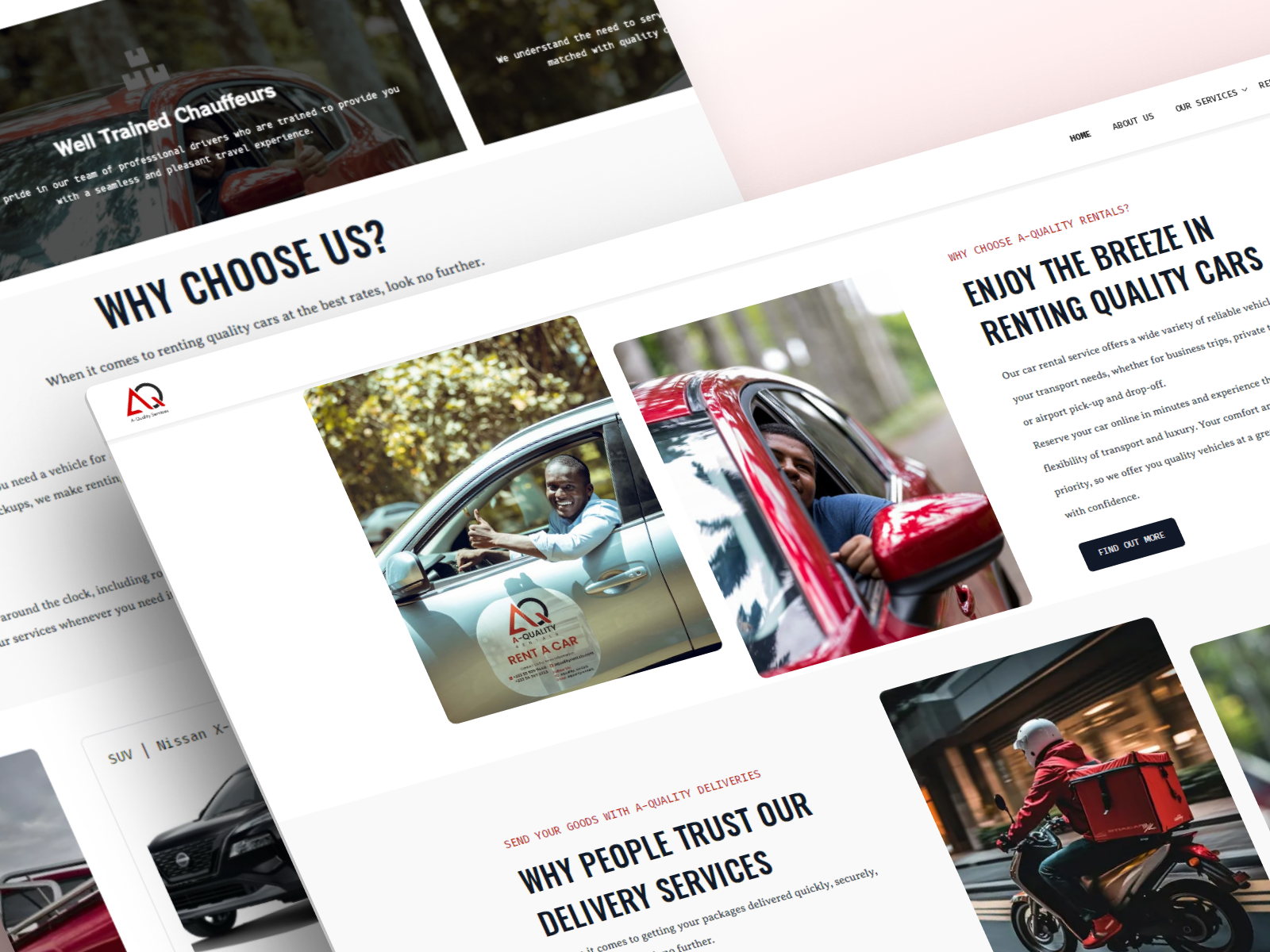 Delivered a professional, high-converting website that aligns with A-Quality Services’ brand while improving usability and ease of use.