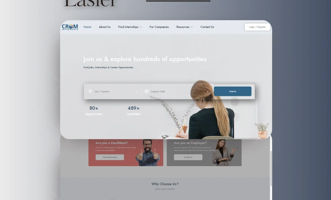 A dynamic platform designed to connect ambitious professionals with top companies across Europe.