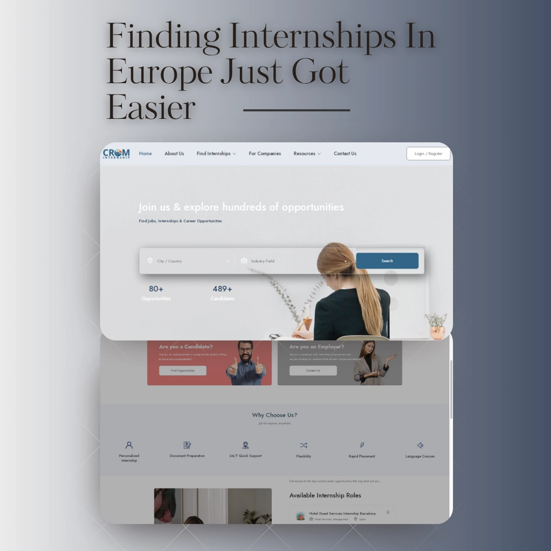 A dynamic platform designed to connect ambitious professionals with top companies across Europe.